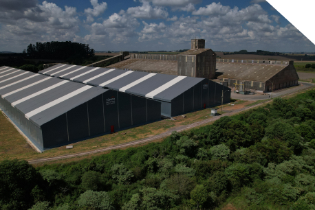 Galpão modular flexível para armazenamento industrial