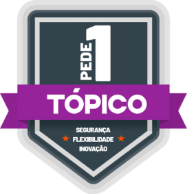 Logo da Pede1Tópico