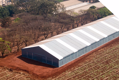 Galpão Lonado para armazenamento seguro no agronegócio